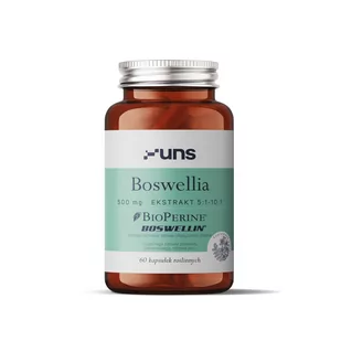 UNS Boswellia 500mg Ekstrakt 5:1-10:1 60vegcaps - Witaminy i minerały dla sportowców - miniaturka - grafika 1