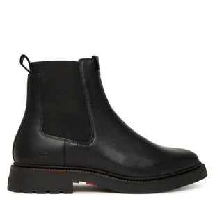 Sztyblety Tommy Hilfiger Comfort Lwt FM0FM05591 Czarny - Botki męskie - miniaturka - grafika 1