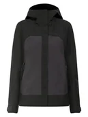 Kurtki i kamizelki sportowe damskie - Didriksons Kurtka funkcyjna "Grit" w kolorze czarno-antracytowym - miniaturka - grafika 1