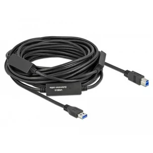 Delock Kabel USB 3.2 Gen1 USB-A(M) - USB-B (M) 15m czarny aktywny 85381 - Kable USB - miniaturka - grafika 3