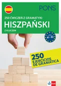 Książki do nauki języka hiszpańskiego - LektorKlett 250 ćwiczeń z gramatyki hiszpańskiej A1-B2 PONS praca zbiorowa - miniaturka - grafika 1