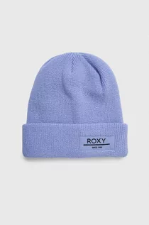 Czapki damskie - Roxy czapka kolor niebieski - grafika 1