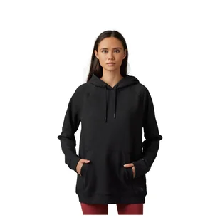 BLUZA Z KAPTUREM FOX LADY LEVEL UP BLACK - Bluzy damskie - miniaturka - grafika 1