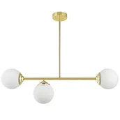 Lampy sufitowe - NOWOCZESNA LAMPA SUFITOWA WISZĄCA KLASYCZNE ZŁOTO FINO W3 - miniaturka - grafika 1