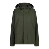 Kurtki męskie - CMP - męska kurtka przeciwdeszczowa z odpinanym kapturem, Oil Green, 58 - miniaturka - grafika 1