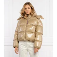 Kurtki damskie - Tommy Hilfiger Puchowa kurtka GLOSSY DOWN | Regular Fit - miniaturka - grafika 1