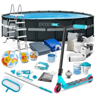 Basen ogrodowy, stelażowy, Intex, + hulajnoga, 549x132 cm - Baseny ogrodowe Basen ogrodowy, stelażowy, Intex, + hulajnoga, 549x132 cm - Baseny ogrodowe - miniaturka - grafika 1