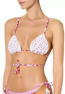 Stroje kąpielowe - goldenpoint Bikini damski kostium kąpielowy, trójkątny biustonosz, przesuwany, biały, 85B - miniaturka - grafika 1