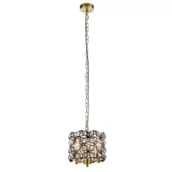 Lampy sufitowe - Iris lampa wisząca 2xE14 satynowy mosiądz 59811-2BSB - miniaturka - grafika 1