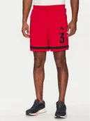 Spodenki męskie - adidas Szorty sportowe Seasonal Essentials Sport JD8089 Czerwony Regular Fit - miniaturka - grafika 1
