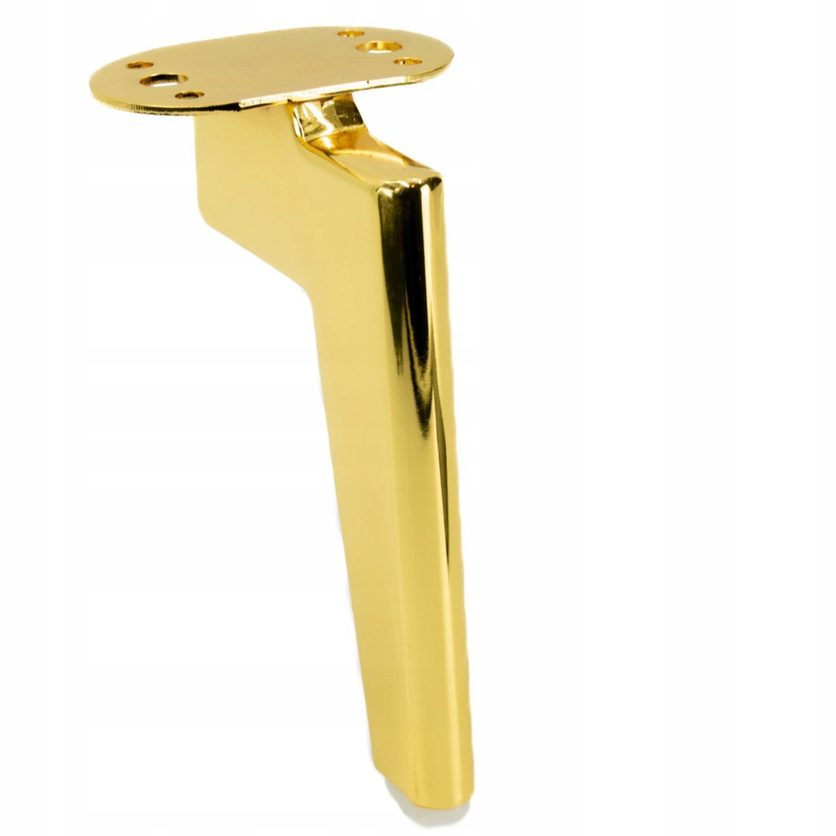 Noga meblowa Loft złoty chrom wysokość 15 cm, loftowy design, nóżka do sofy