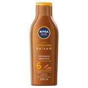 Balsamy i kremy do opalania - Nivea Sun Moisturising  Nawilżające mleczko karotenowe  SPF6+ 200ml - miniaturka - grafika 1