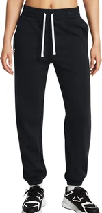 Spodnie damskie Under Armour Rival Terry Jogger czarne 1382735 002 L - Spodnie sportowe damskie - miniaturka - grafika 1
