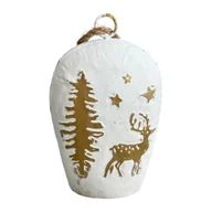 Ozdoby bożonarodzeniowe - DZWONEK ŚWIĄTECZNY OZDOBA ŚWIĄTECZNA DZWON Z METALU - miniaturka - grafika 1