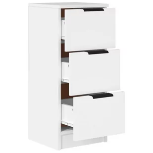 Lumarko Szafka, biała, 30x30x70 cm, materiał drewnopochodny - Szafki do salonu - miniaturka - grafika 8