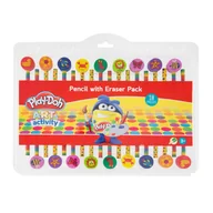 Pedagogika i dydaktyka - Ołówek z gumką 18 sztuk Play-Doh - miniaturka - grafika 1
