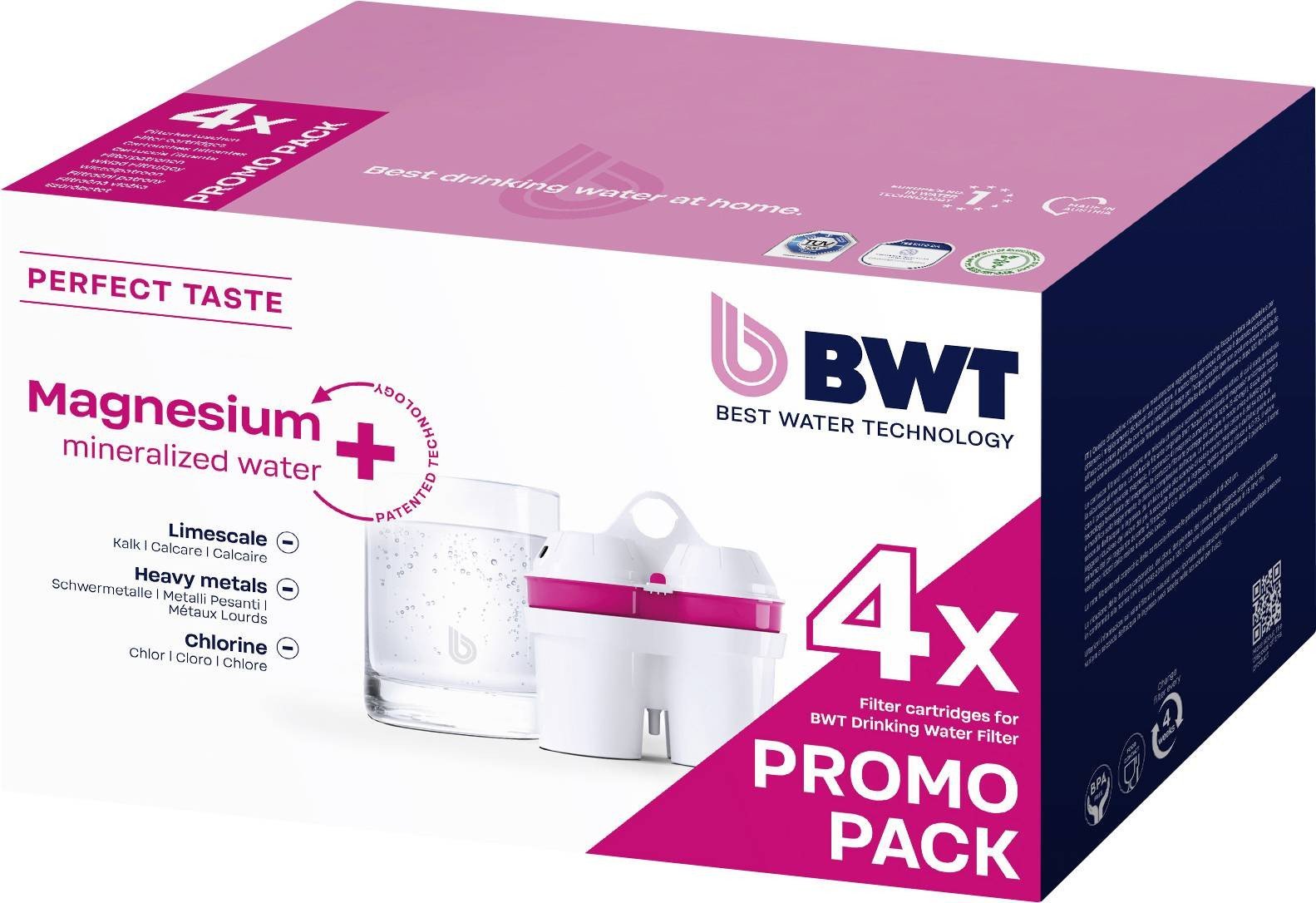 BWT Magnesium Mineralized Water 4 pcs. Promotion pack