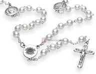 Różańce - Różaniec perłowy Dzieci Fatimy - 48cm - miniaturka - grafika 1