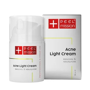 Krem do skóry z trądzikiem pospolitym i różowatym - Peel Mission - Acne Light Cream - 50 ml - Kremy do twarzy - miniaturka - grafika 1