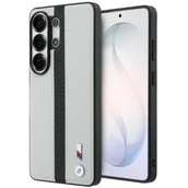 Etui i futerały do telefonów - Etui BMW M Perforated Stripe Logo MagSafe do Samsung Galaxy S26 Ultra Szary - miniaturka - grafika 1