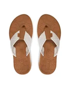 Klapki i japonki damskie - Roxy Japonki ARJL100899 Écru - miniaturka - grafika 1