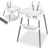 Krzesełka do karmienia - Krzesełko do karmienia, fotelik Jasny Szary - miniaturka - grafika 1