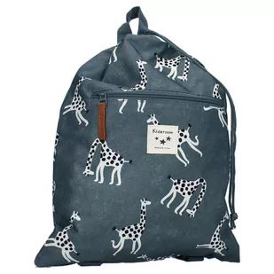 Worek gimnastyczny Stories Giraffe blue KIDZROOM - Torby sportowe - miniaturka - grafika 1
