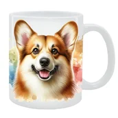 Kubki - Kubek z psem Corgi - Kolekcja Natural - miniaturka - grafika 1