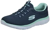 Sneakersy damskie - Skechers Summits, Sneakersy Damskie, Niebieski/Turkusowy, 39.5 EU - miniaturka - grafika 1
