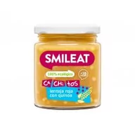 Dania dla dzieci - Smileat Słoiczek z ekologicznymi małymi kawałkami soczewicy i komosą ryżową po 10 miesiącu 230 g Bio - miniaturka - grafika 1
