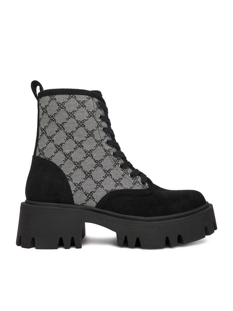 Nine West Trzewiki Damskie Szary CEO-MALAK-01