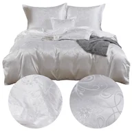 Pościel - Pościel 160 x 200 5cz Atłasowa Haftowana AT001 - miniaturka - grafika 1