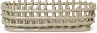 Kosze wiklinowe - Ferm Living Kosz beige - miniaturka - grafika 1