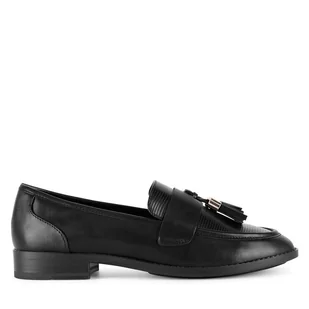 Mokasyny JENNY CD24019-1 Czarny - Mokasyny damskie - miniaturka - grafika 1