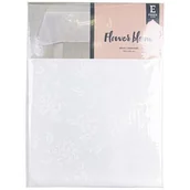 Obrusy i serwetki - Obrus Flower Bloom 300 x 150 cm biały - miniaturka - grafika 1