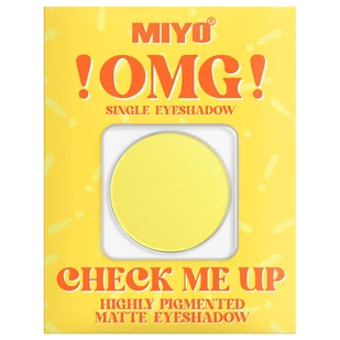 MIYO - !OMG! - Check Me Up - Highly Pigmented Matte Eyeshadow - Magnetyczny cień do powiek - Matowy - 1,3 g - 10 SUNFLOWER - Cienie do powiek - miniaturka - grafika 2