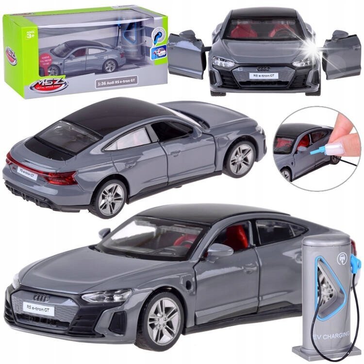 Auto metalowe Elektryczne Audi RS e-tron GT Coupe dźwięk światła ZA5045