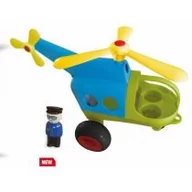 Samoloty i helikoptery - Vikingtoys Helikopter z figurką Jumbo Edi - miniaturka - grafika 1