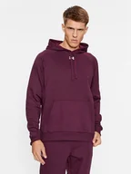Bluzy męskie - Under Armour Bluza Ua Rival Fleece Hoodie 1379757 Bordowy Loose Fit - miniaturka - grafika 1