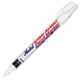 Marker przemysłowy, Markal Valve Action Paint, biały - Markery permanentne - miniaturka - grafika 1