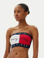 Biustonosze - Tommy Hilfiger Biustonosz bezfiszbinowy UW0UW05608 Granatowy - miniaturka - grafika 1