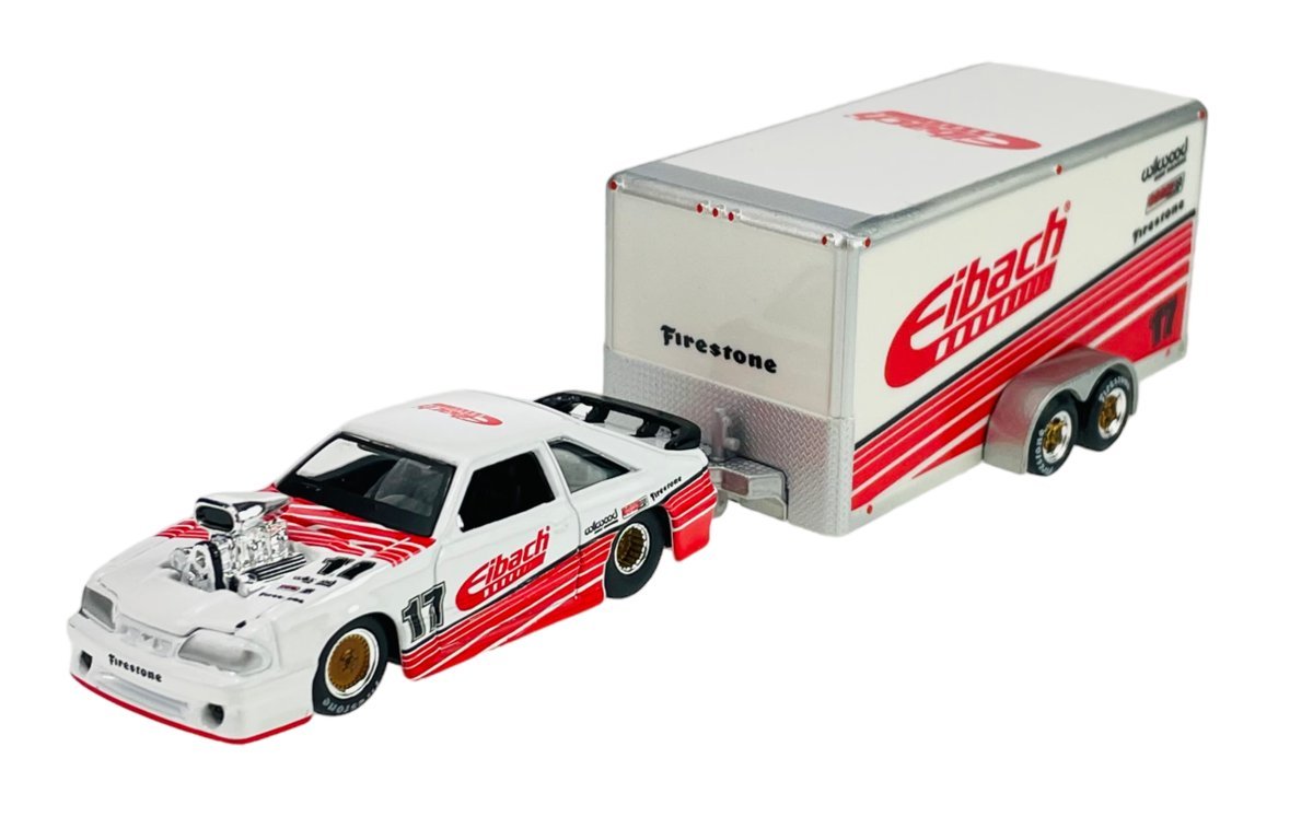 MAISTO 1993 SVT COBRA + CAR TRAILER 1:64