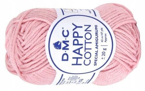 włóczka HAPPY COTTON DMC 764 / ciemny róż