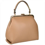 Torebki damskie - Damska torebka brąz karmel skóra naturalna bigiel retro - miniaturka - grafika 1
