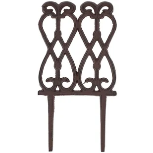Esschert Design Płotek ogrodowy żeliwny 13,9×26,8 cm - Pozostałe ozdoby ogrodowe - miniaturka - grafika 1