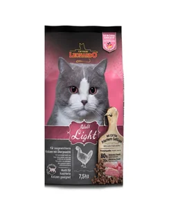 LEONARDO Adult Light karma dla dorosłych kotów z nadwagą 7,5 kg - - Sucha karma dla kotów - miniaturka - grafika 1