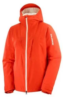 Kurtka Salomon Highland W Fiery Red - Kurtki i kamizelki sportowe damskie - miniaturka - grafika 1