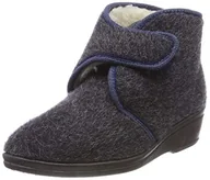 Kapcie damskie - Beck Damskie kapcie Evi wysokie, Szary antracyt 36, 40 EU - miniaturka - grafika 1