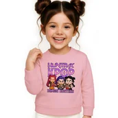 Bluzy dla dziewczynek - BLUZA DZIECIĘCA K-POPOWE ŁOWCZYNIE DEMONÓW HUNTRIX 134-140 BAWEŁNIANA - miniaturka - grafika 1