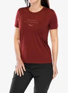 Koszulki i topy damskie - Koszulka damska Salewa Eagle Eitd AM T-Shirt - syrah - miniaturka - grafika 1
